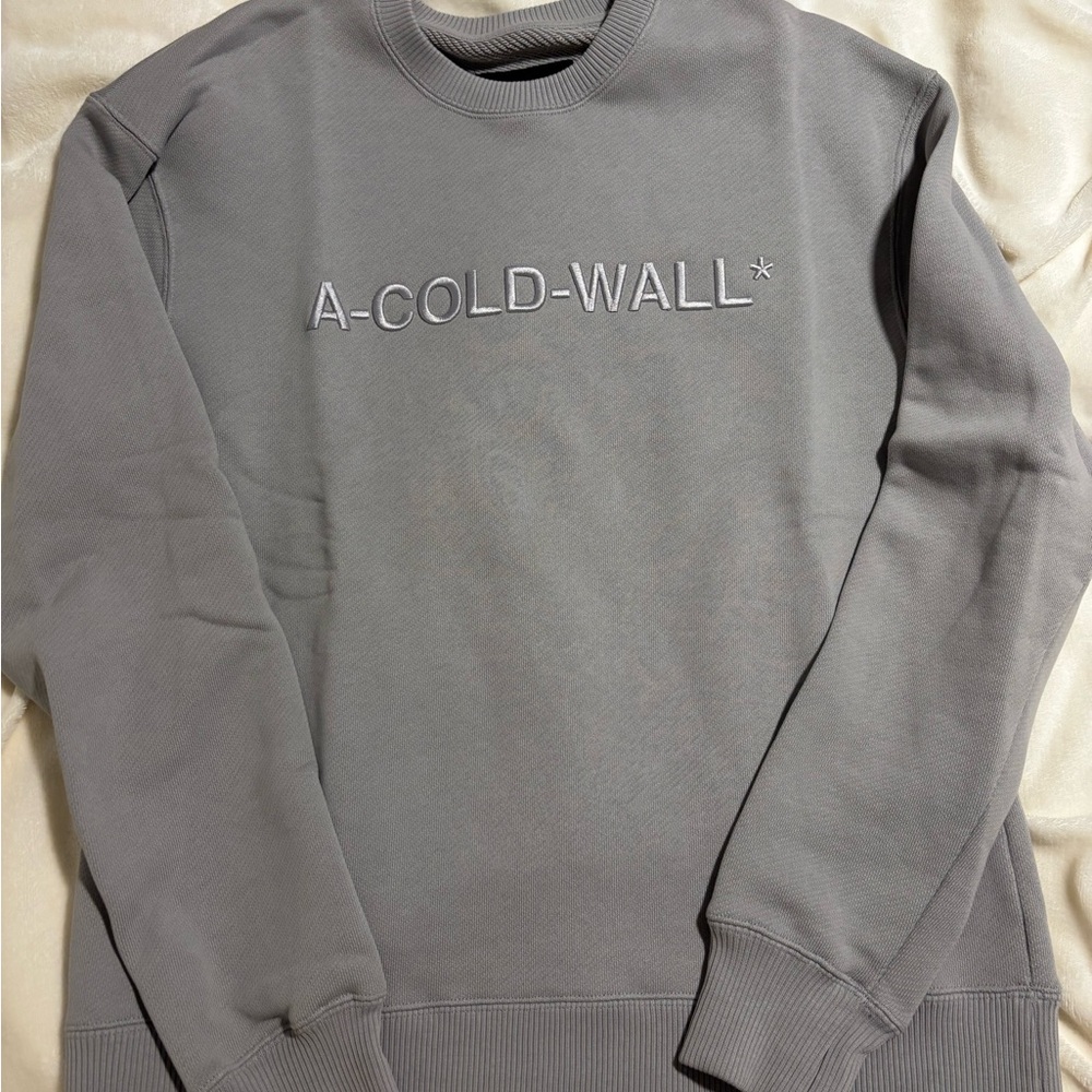A-COLD-WALL* Charcoal Crewneck Sweater